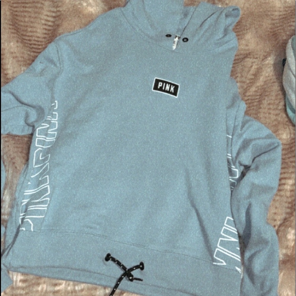 pink/vs adjustable hoodie